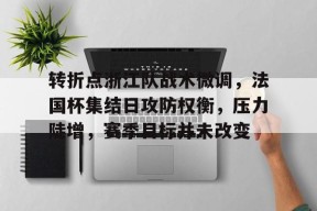 多米真人-关于转折点浙江队战术微调，法国杯集结日攻防权衡，压力陡增，赛季目标并未改变的信息